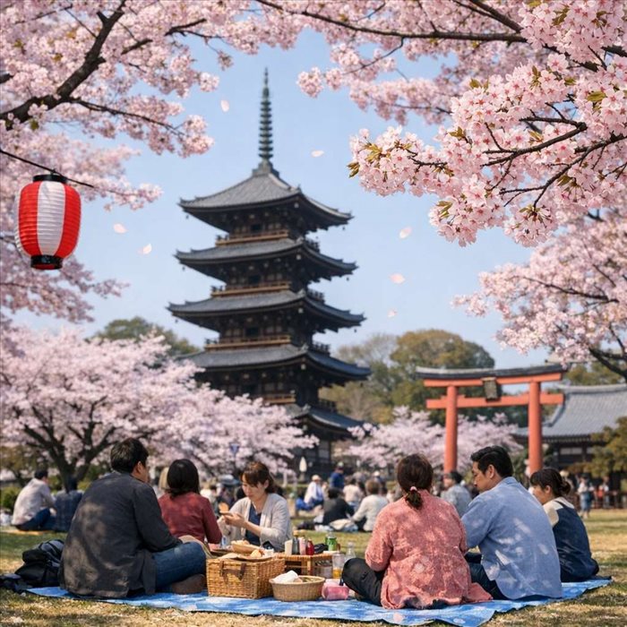 Hanami au Japon : origine, histoire et traditions