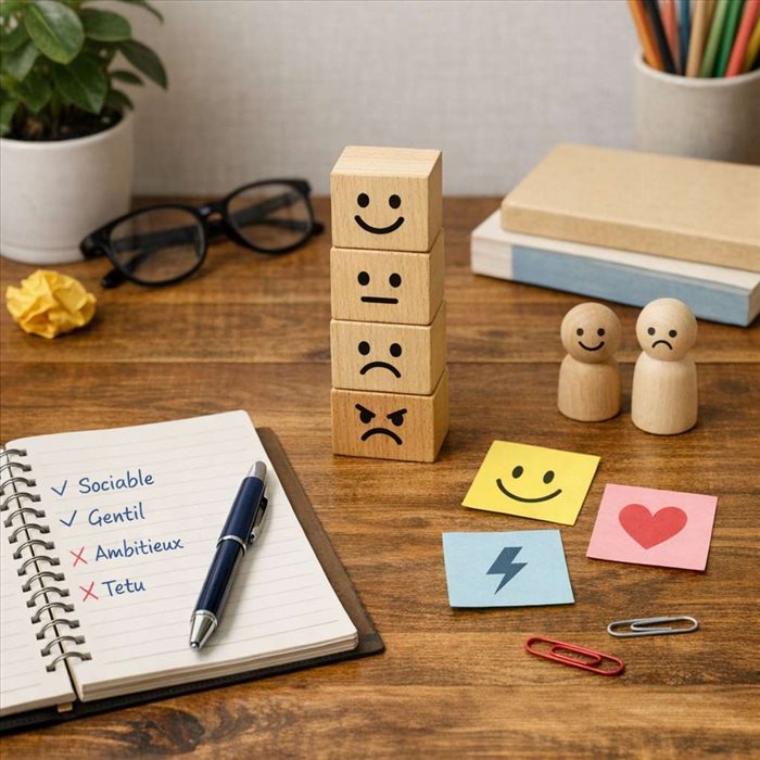 Quels adjectifs pour décrire les traits de caractère ?